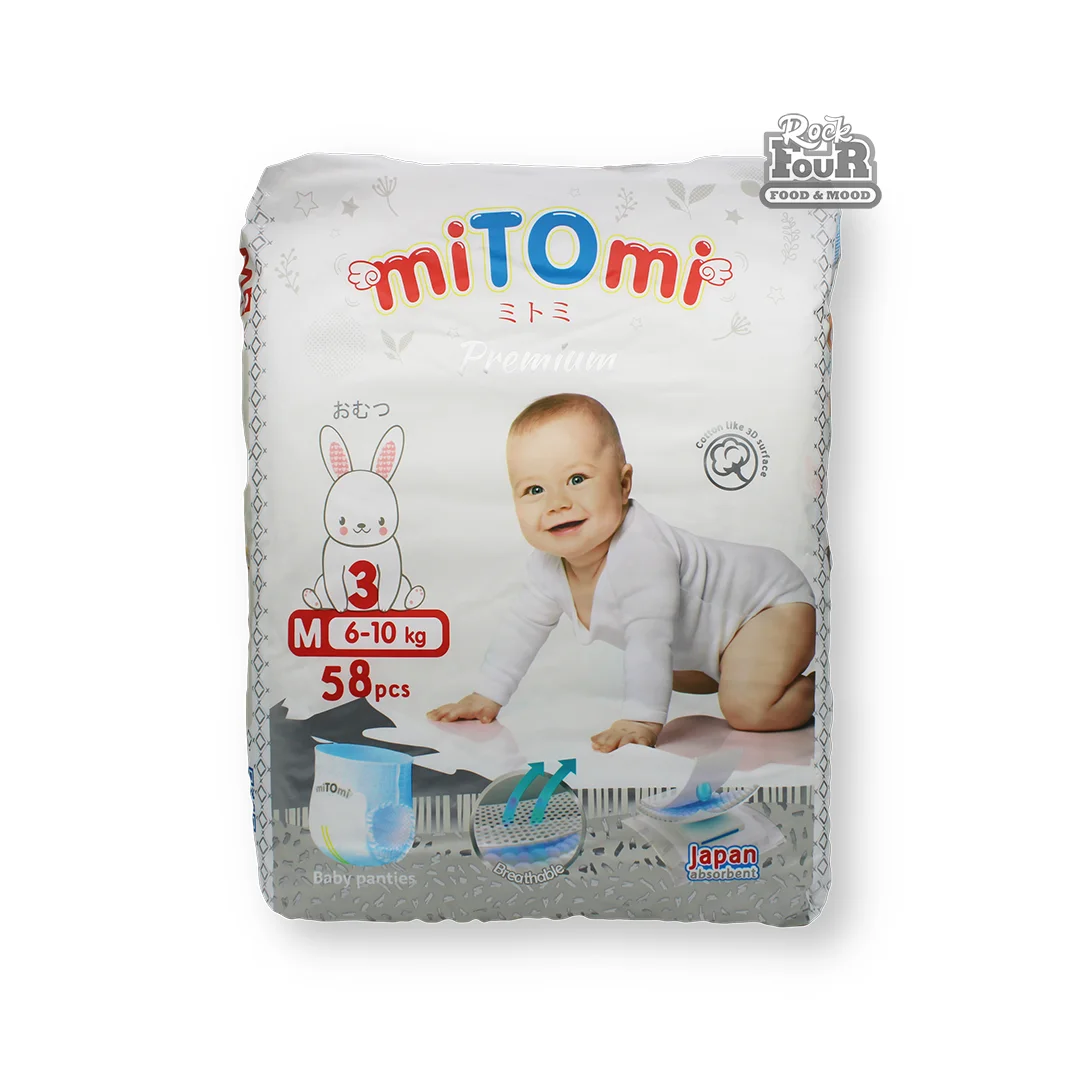 Մանկական տակդիր-վարտիք №3, 6-10կգ «Mitomi Premium» 58h